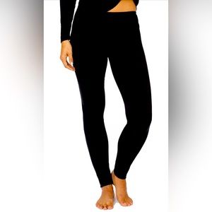 Cuddl Duds Softwear with Stretch Leggings, Black, Warm layers, Size: Large